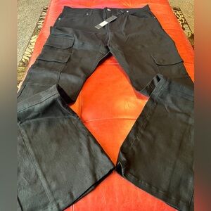 Fashion nova Men's Black Cargo Pants size 38